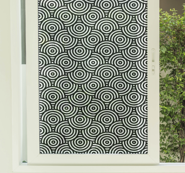 Circles for window vinyl sticker - TenStickers