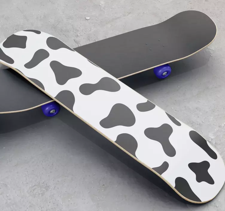 Cow print for Skateboard wall sticker - TenStickers