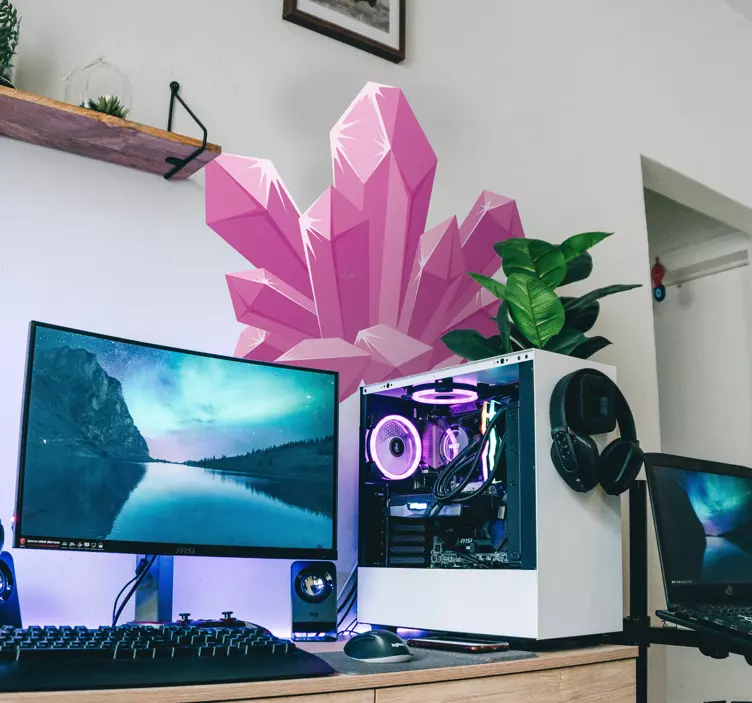 Crystal quartz teenage wall decals - TenStickers