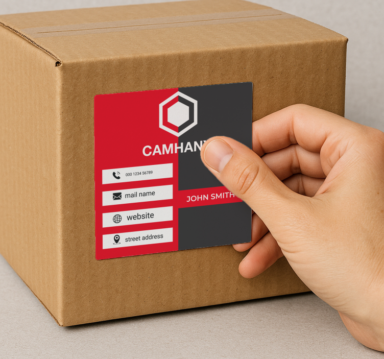 Business card customisable sticker - TenStickers