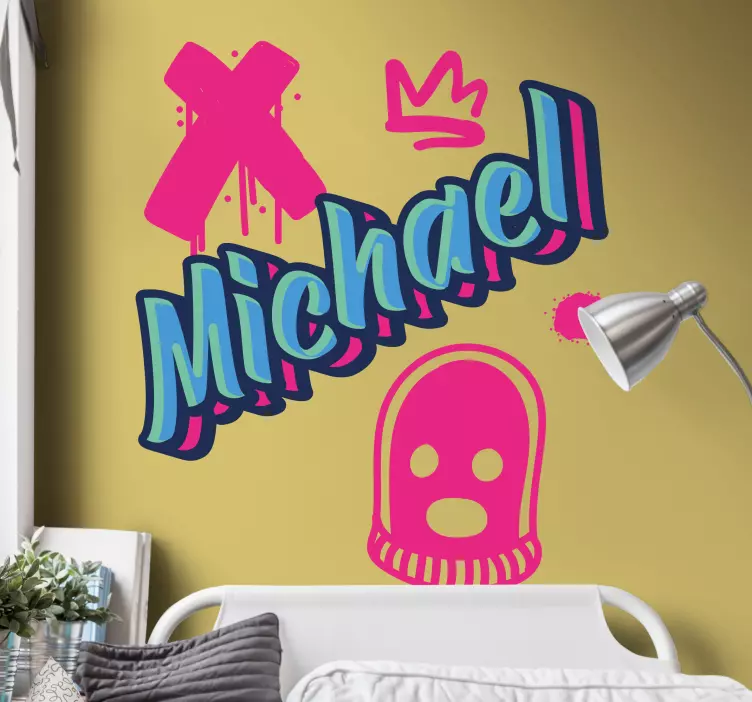 Custom graffiti street art teenage wall decals - TenStickers
