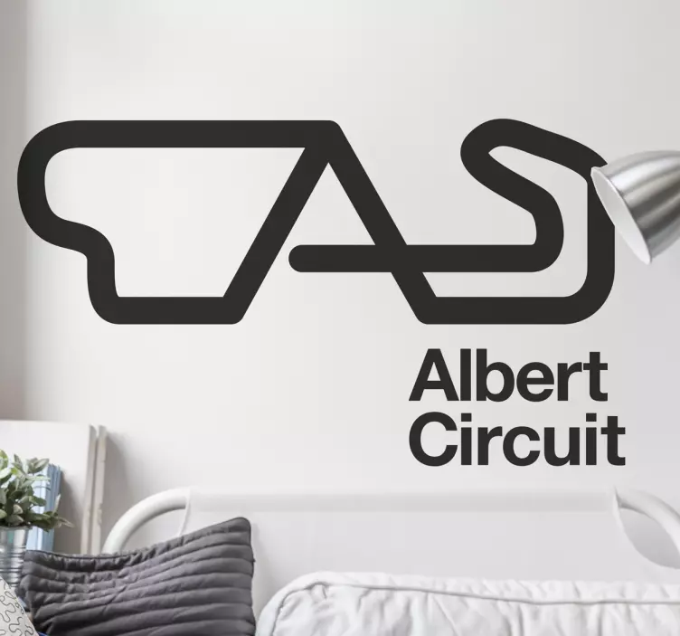 Customizable circuit motorbike sticker - TenStickers