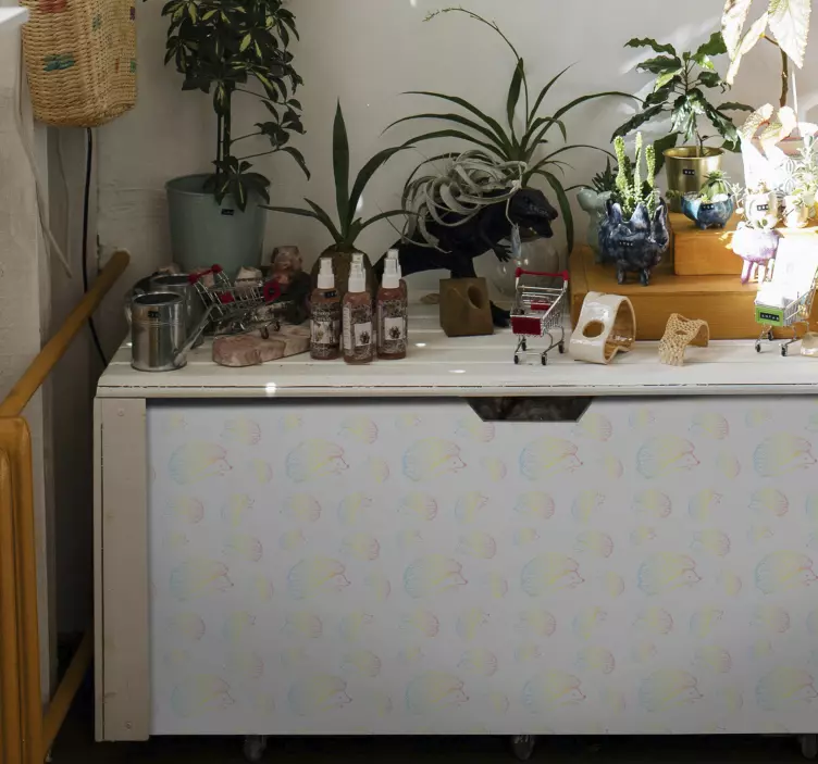 Cute Hedgehog Pattern furniture sticker - TenStickers