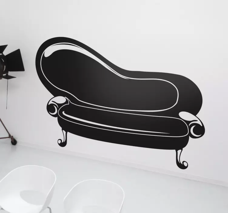 Decorative Vintage Sofa Sticker - TenStickers