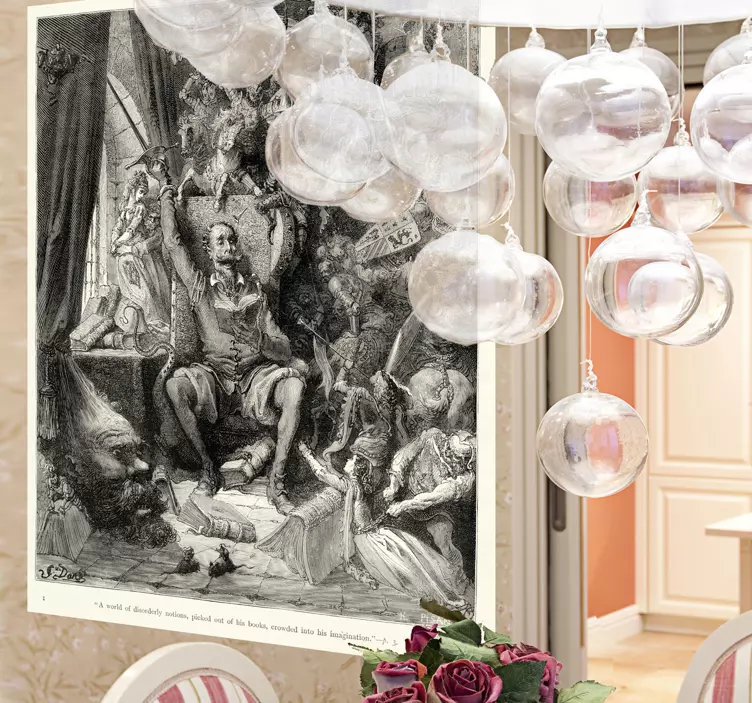 Decorative Vinyl Quijote Doré - TenStickers