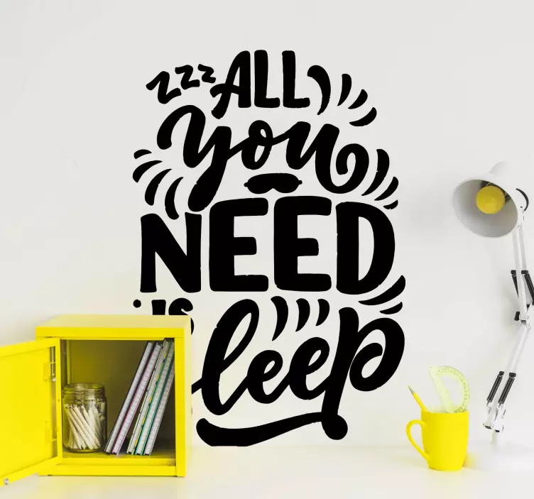 Require Rest Saying quote sticker - TenStickers