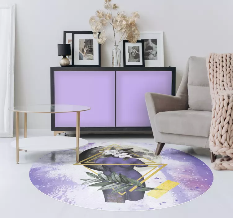 Digital lavender colour plain vinyl sheet - TenStickers