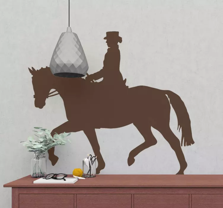 Dressage horse farm animal wall sticker - TenStickers