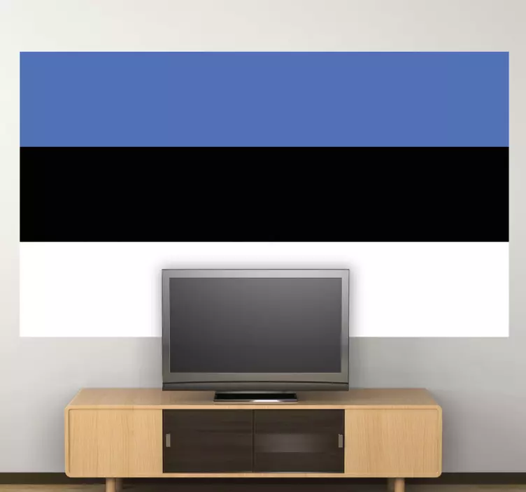 Estonia Flag Sticker - TenStickers