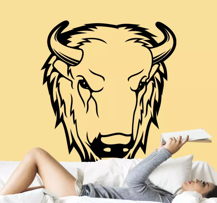 European bison wild animal decal - TenStickers