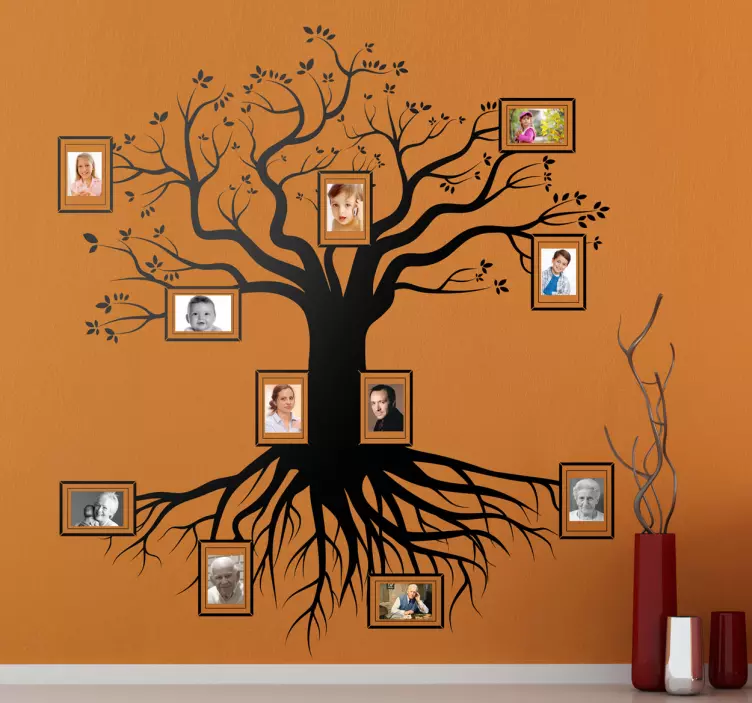 Family Tree Wall Sticker - TenStickers