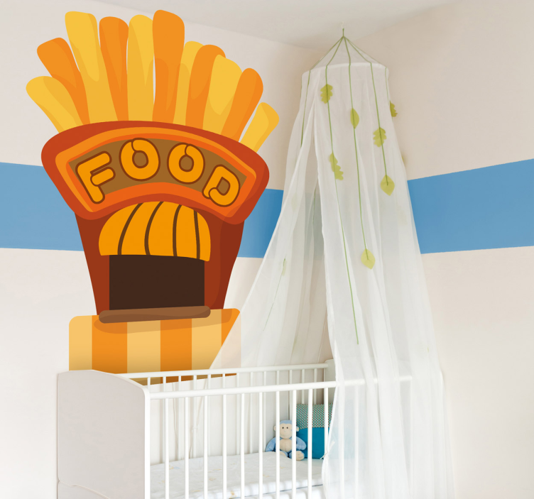Fast Food Kids Sticker - TenStickers