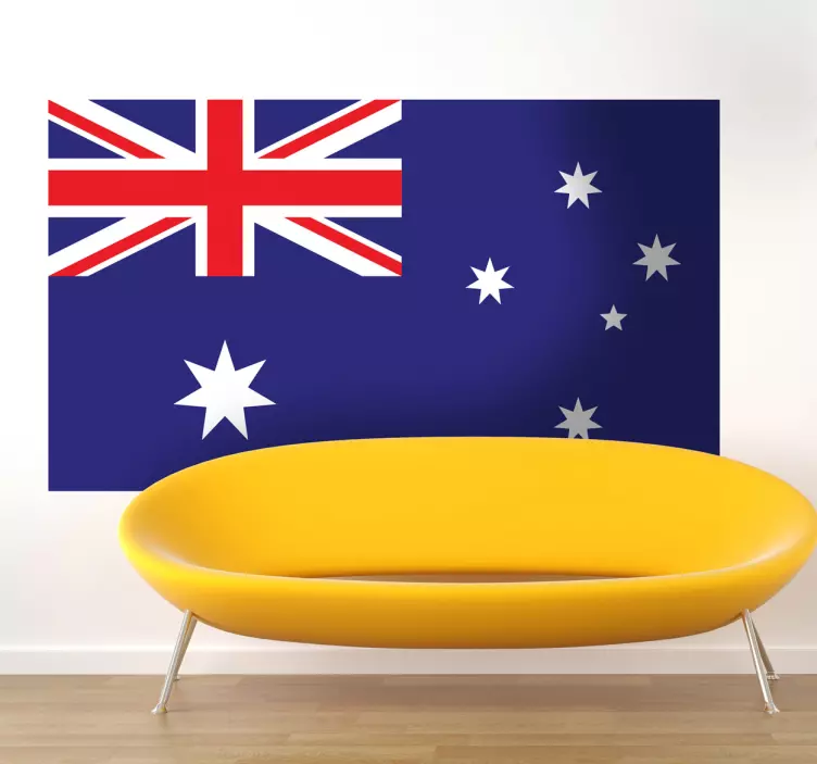 Flag of Australia Wall Sticker - TenStickers