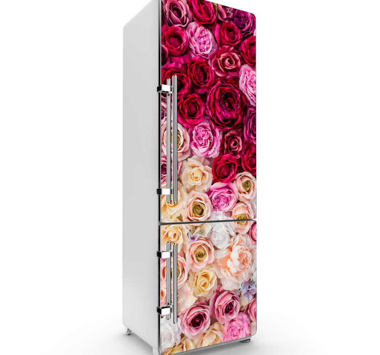 Flower wall sticker roses floral design - TenStickers