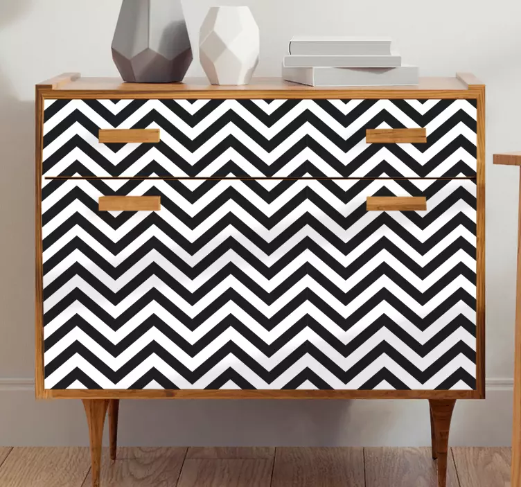 Furniture sticker chevron style design - TenStickers