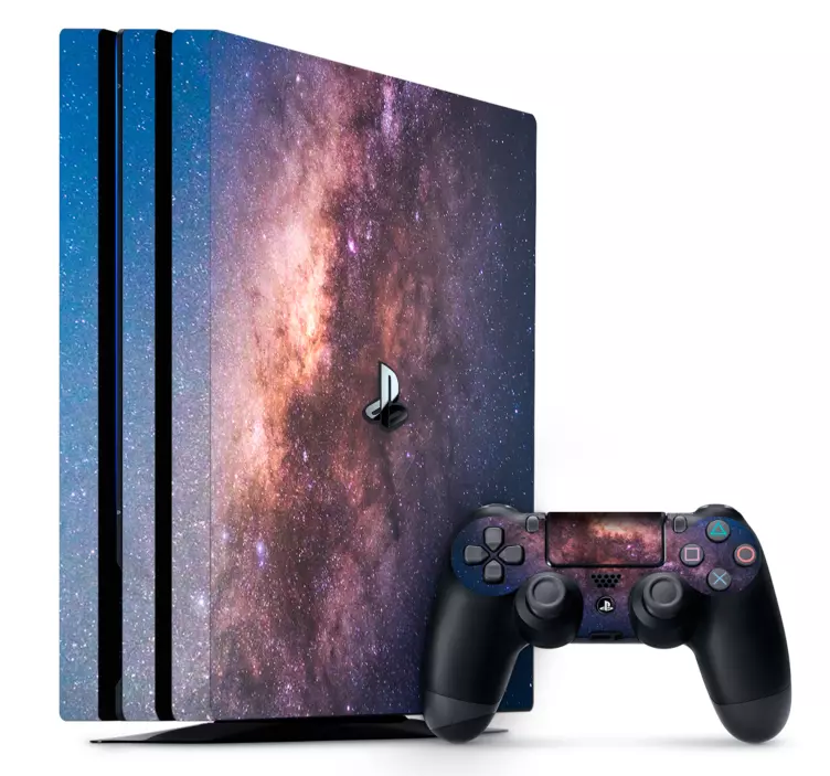 Galaxy galactic space design ps4 skin - TenStickers