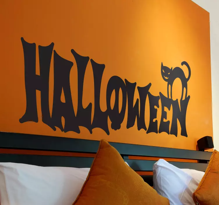 Halloween Logo Sticker - TenStickers