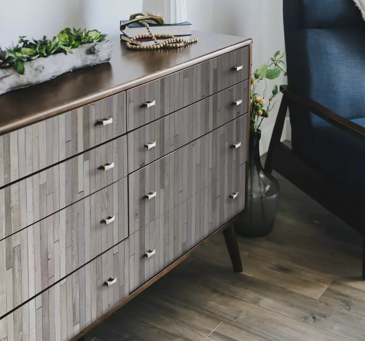 Imitation wood furniture sticker - TenStickers