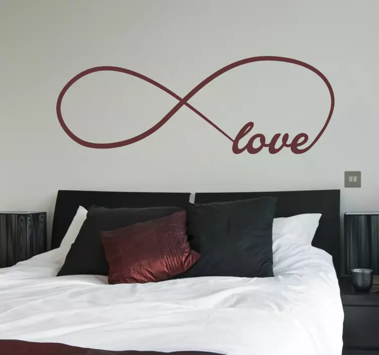 Infinity Symbol of Love Wall Sticker - TenStickers