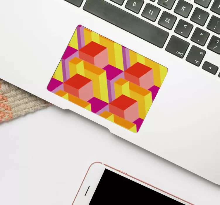 Isometric Trackpad Sticker - TenStickers