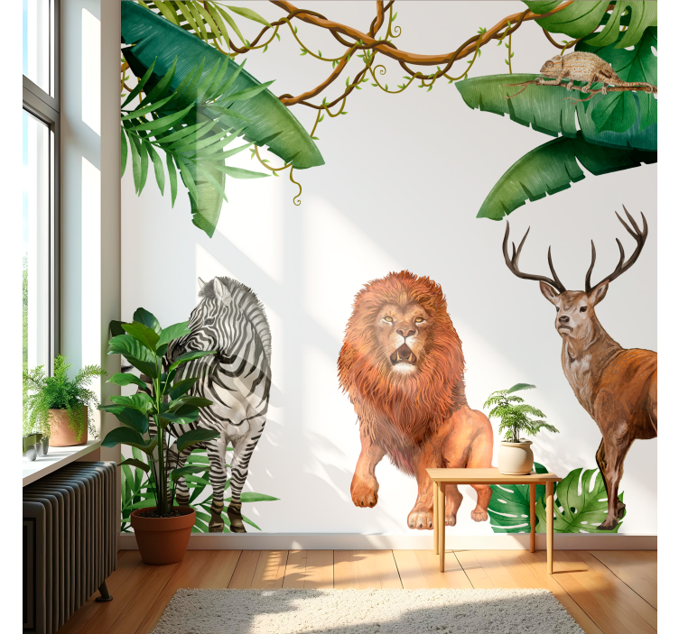 Jungle Adventure wall sticker - TenStickers