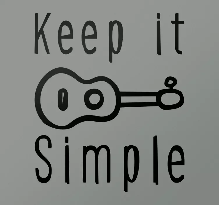 Keep It Smiling Wall Sticker - TenStickers