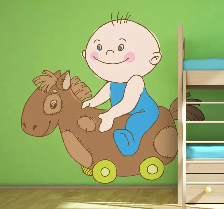 Kids Horse Wall Sticker - TenStickers