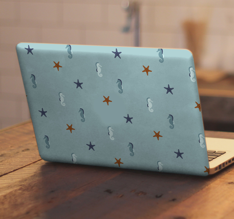 Laptop skin ocean life design - TenStickers