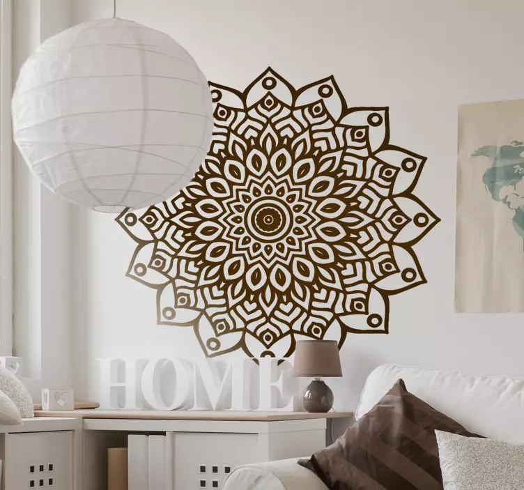 Mandala Wall Sticker - TenStickers