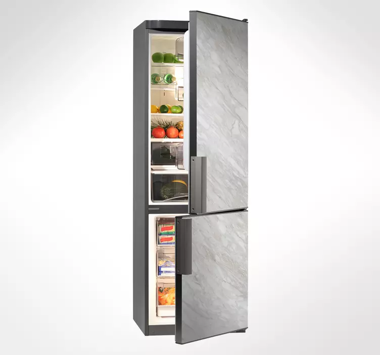 Marble effect fridge sticker - TenStickers