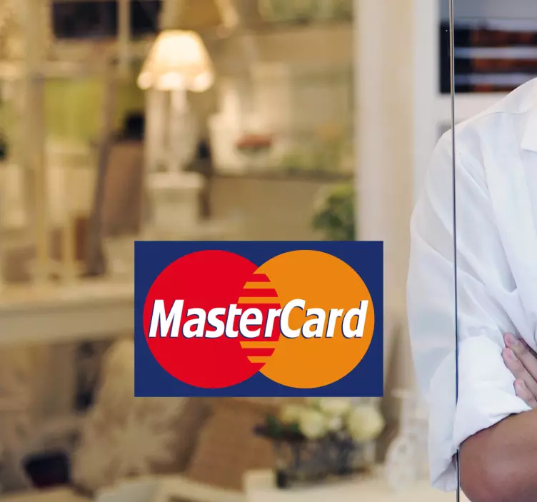 MasterCard Logo Sticker - TenStickers