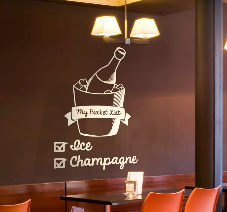 My Bucket List Wall Sticker - TenStickers