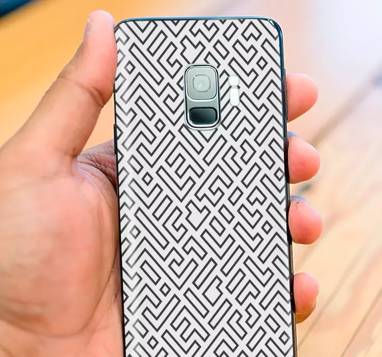 Nordic style phone sticker - TenStickers