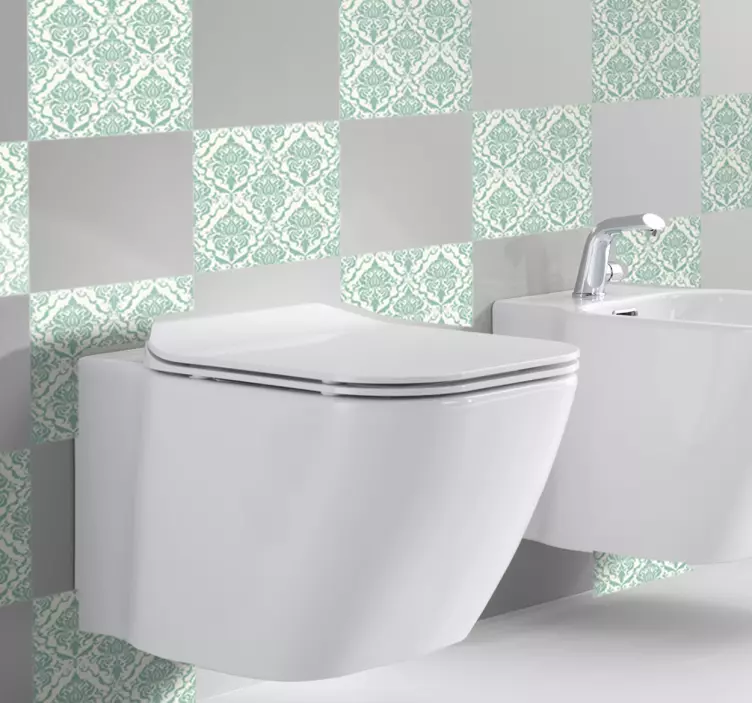 Old style tile wall sticker - TenStickers