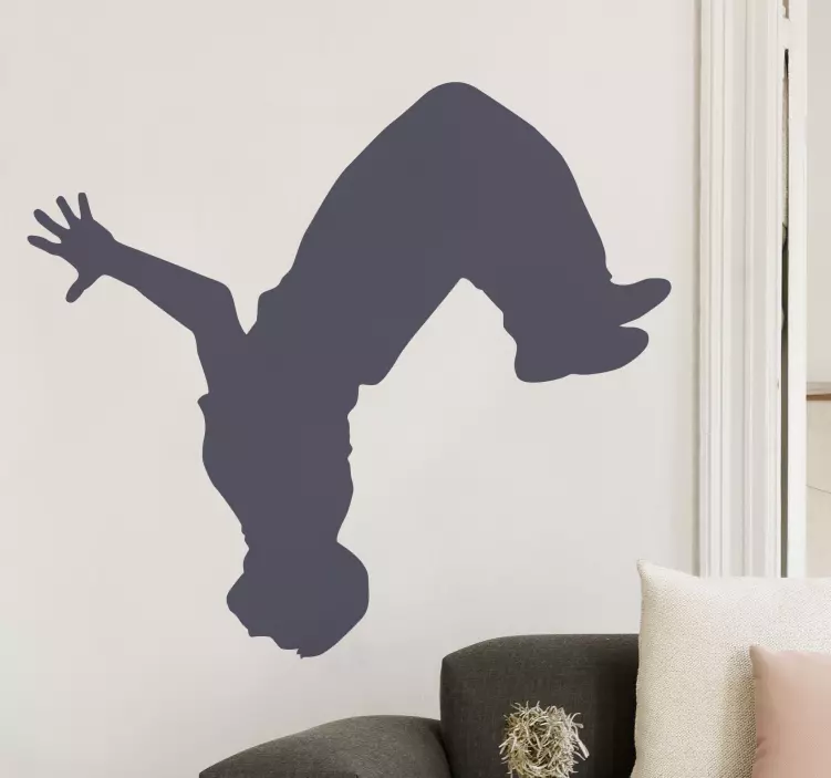 Parkour Somersault Sticker - TenStickers