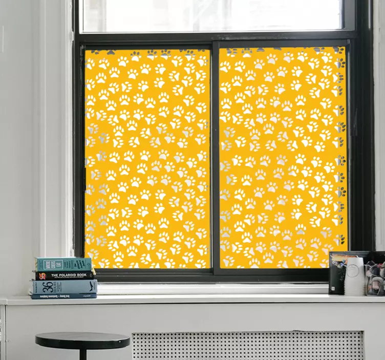 Paw Print Patterns wall sticker - TenStickers