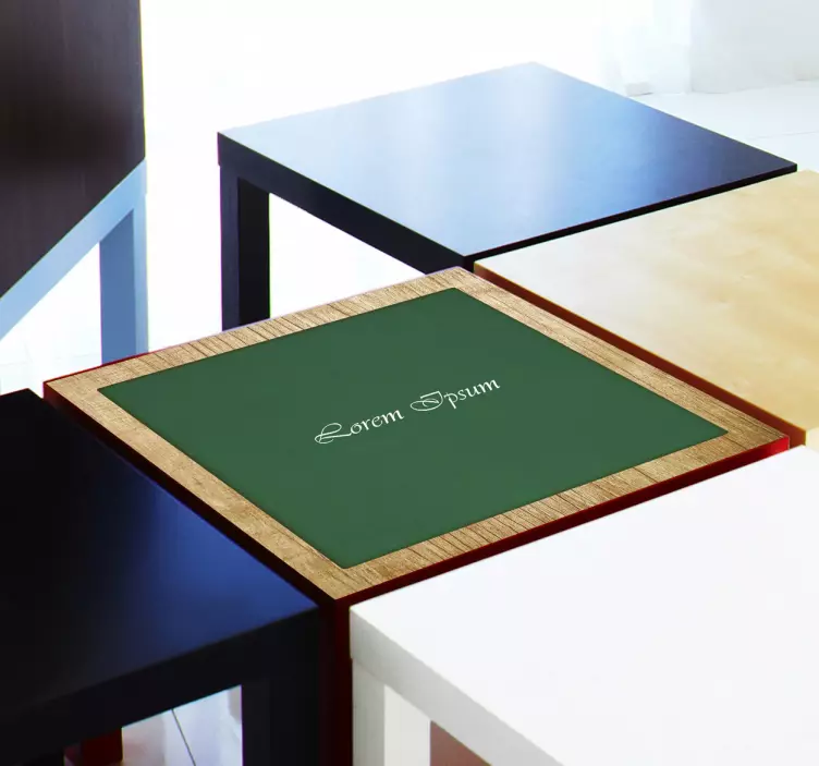 Personalised Poker Table Sticker - TenStickers