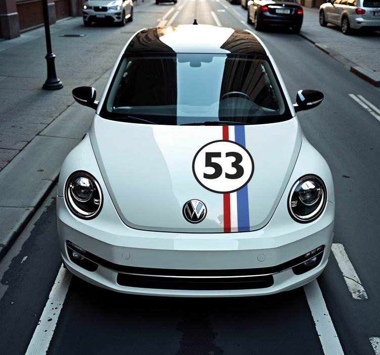"Herbie" number car sticker - TenStickers