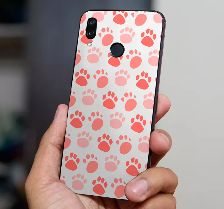 Pet Paw Prints huawei sticker - TenStickers