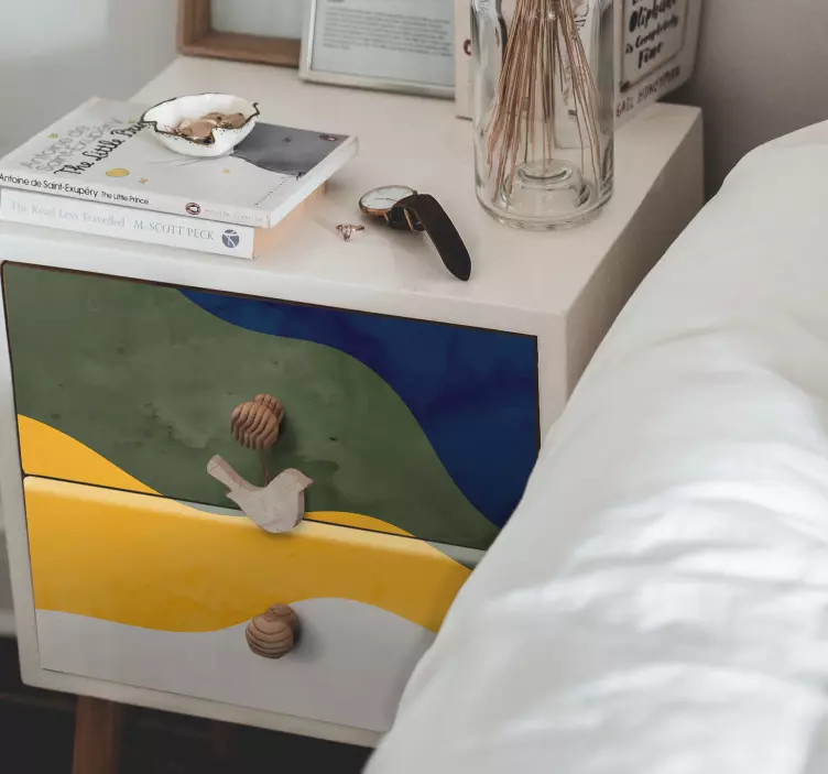 Print sticker lively wave designs - TenStickers