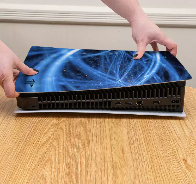 Ps5 skin mystical blue designs - TenStickers