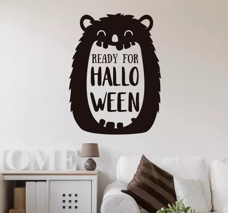 Ready for Halloween Wall Sticker - TenStickers