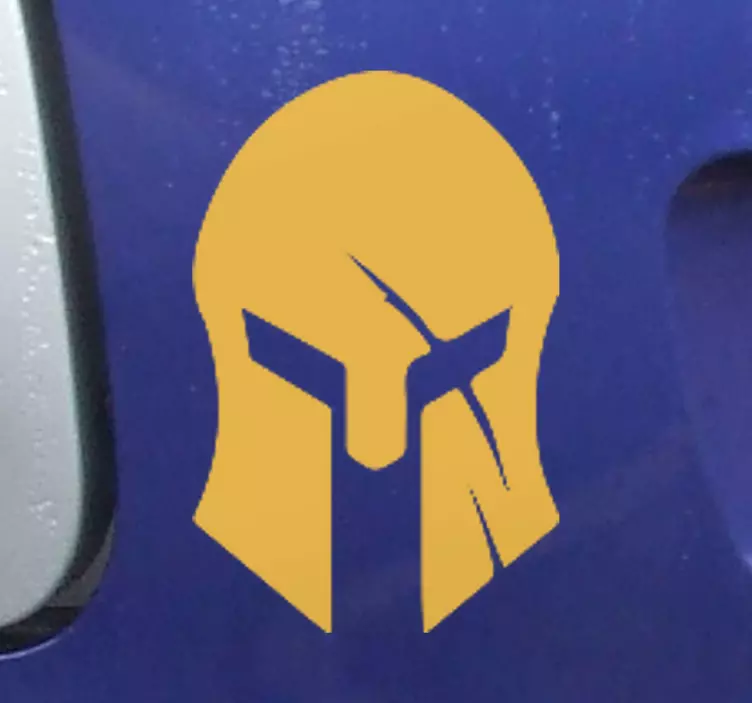 Roman helmet design Motorcycle Decal - TenStickers