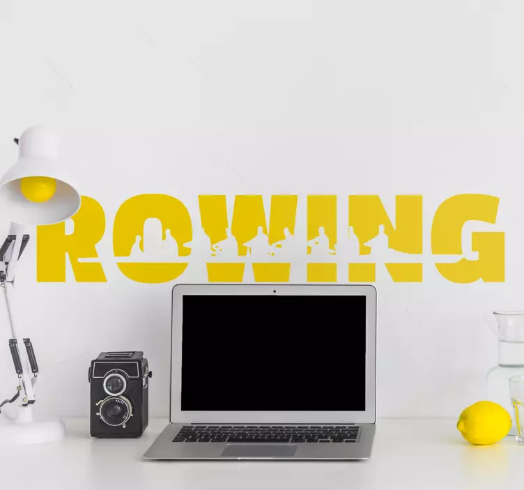 Rowing Wall Sticker - TenStickers