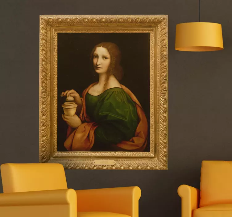 Saint Mary Magdalene Giampietrino Art Decal - TenStickers