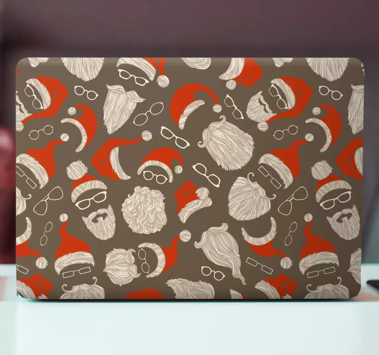 Santa Hat Collection laptop skin - TenStickers