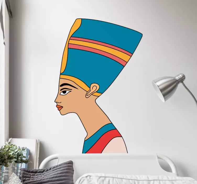 Stylized Queen Profile wall sticker - TenStickers