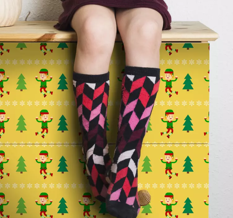 Toy Elves christmas sticker - TenStickers