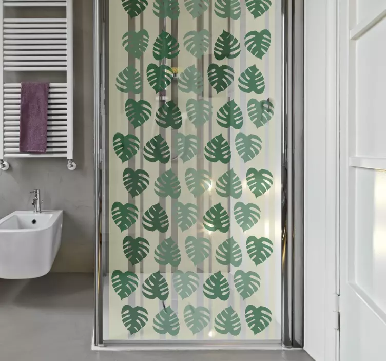 Translucent Plant Leaf Decorative Sticker - TenStickers