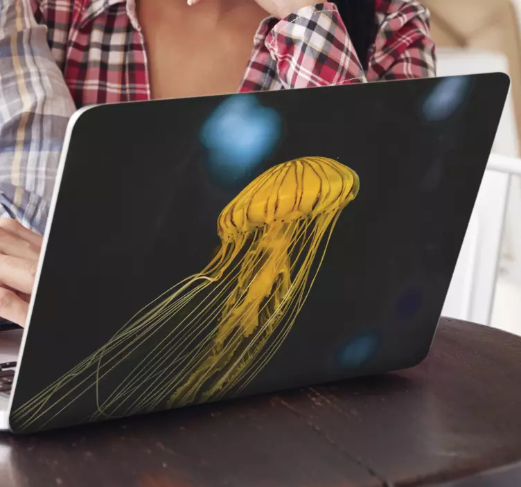Translucent Sea Creature laptop skin - TenStickers